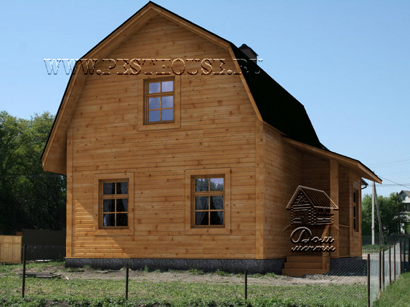 Дом из бруса Д-09