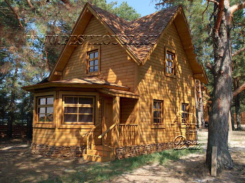 Дом из бруса Д-16