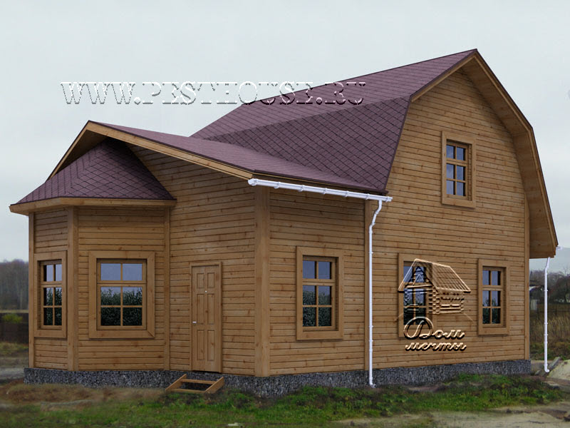 Дом из бруса Д-20