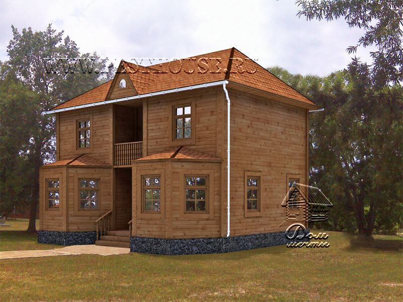 Дом из бруса Д-29