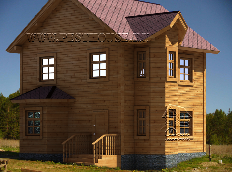 Дом из бруса Д-31
