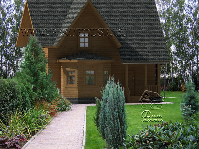 Дом из бруса Д-37