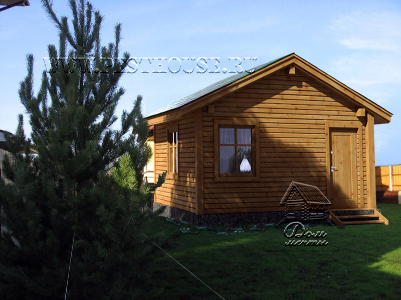 Баня из бруса Б-03