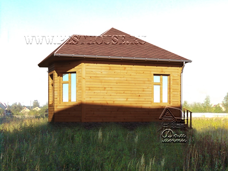 Баня из бруса Б-12
