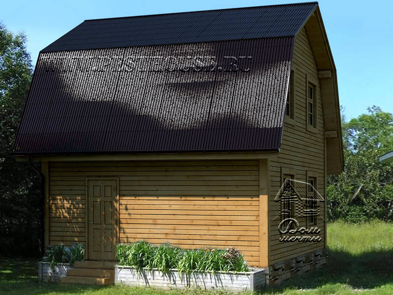 Дом из бруса Д-05