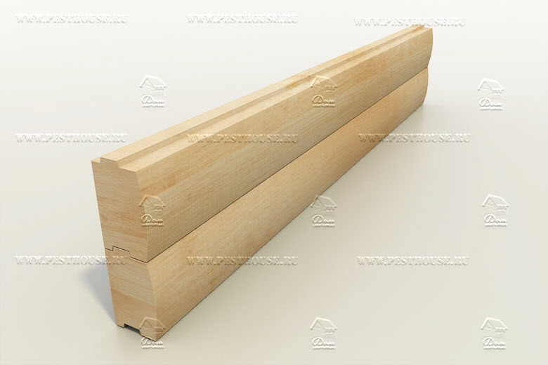 брус профилированный 100х150 одношиповой