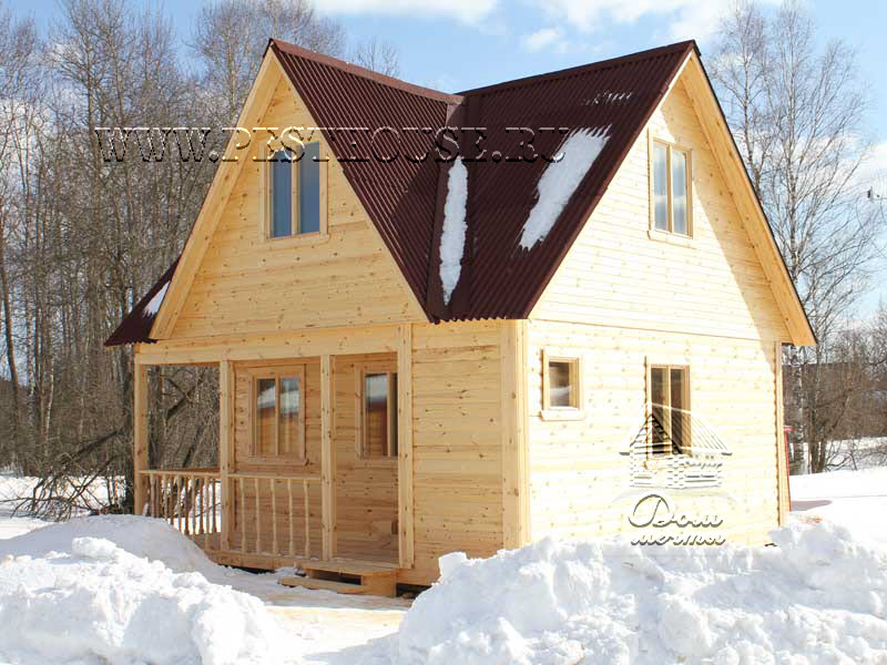 дачный дом из бруса