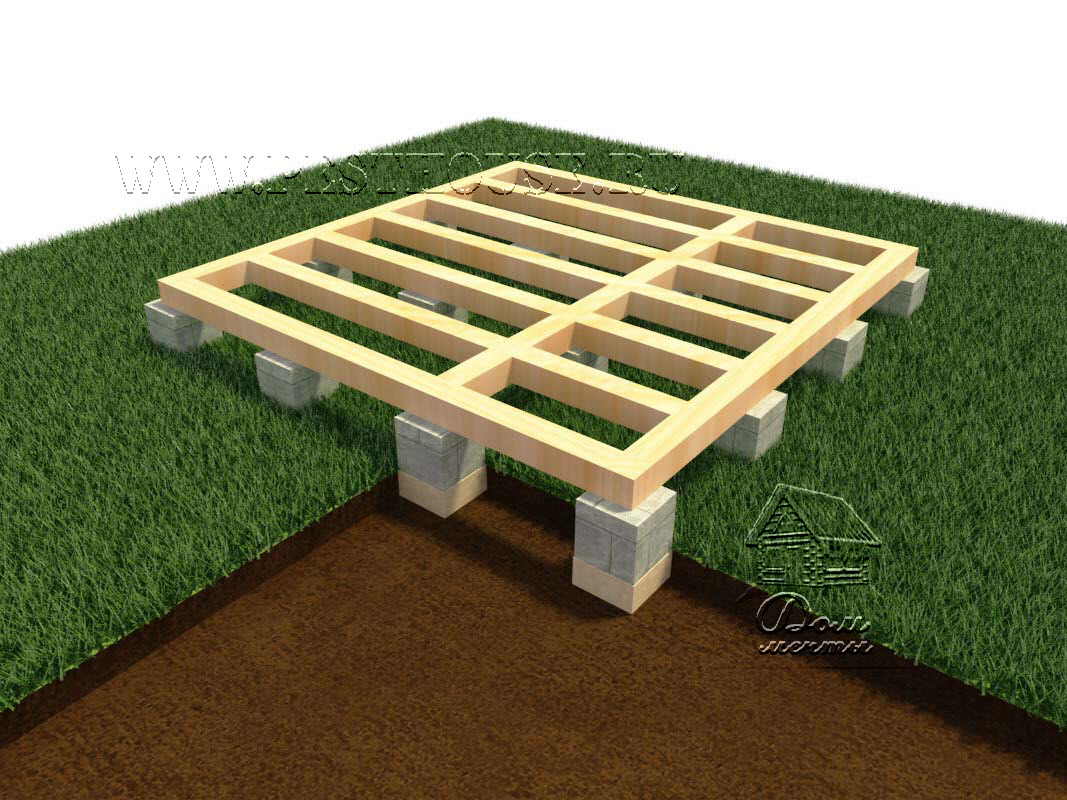 Столбчатый фундамент