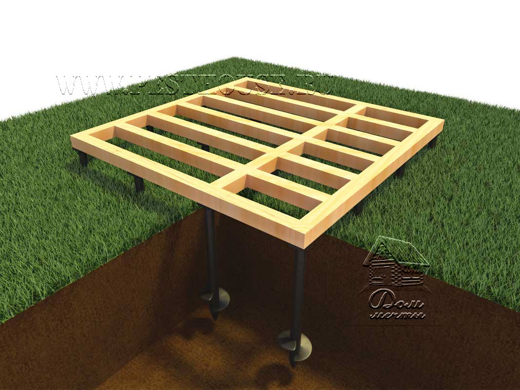 фундамент винтовые сваи